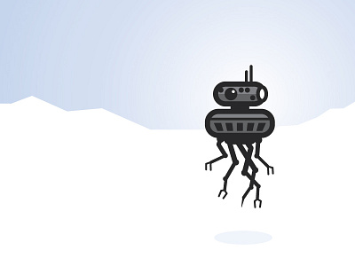 Imperial Probe Droid droid hoth icon illustration probe droid robot star wars vector