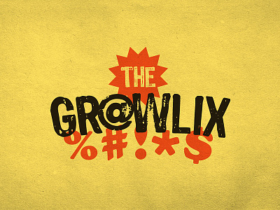 The Grawlix branding grawlix logo the grawlix those who cant typography