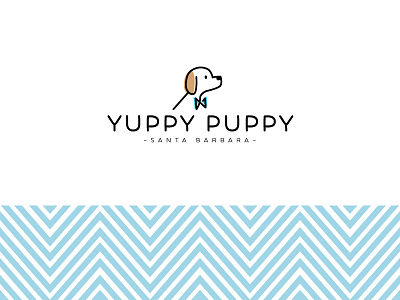 Yuppy Puppy 2 brand branding dog dog logo dogs identity logo logos pooch puppy vector
