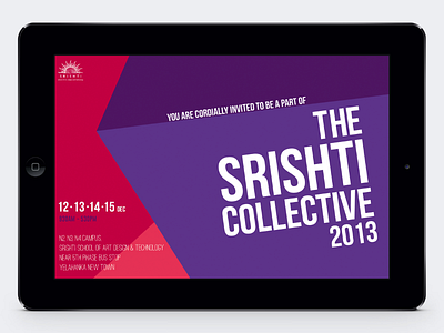 The Srishti Collective 2013 - Proposed Design bangalore bold branding print design puja khurana srishti school of art and design typography web design