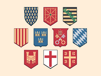 Medieval Coat of Arms Redesigns Part 2