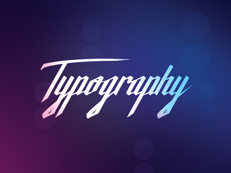 1980s Inspired Type by Simon Ward on Dribbble