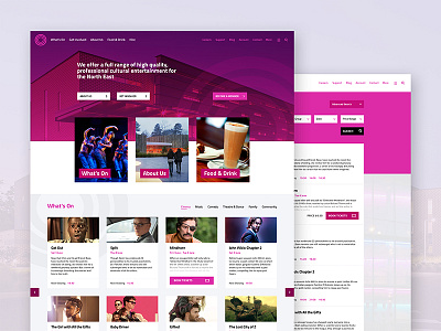 Arts Website Concept arts cinema list minimal movies uiui ux website