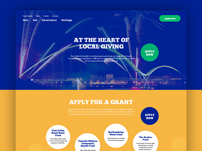 Charity Homepage Development