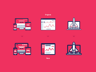 Process Icons agency icons process services ui ux website
