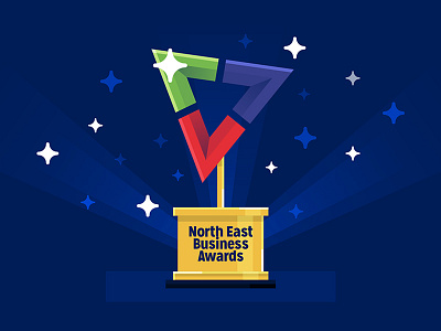 North East Business Awards Blog Post awards branding business design east icon logo middlesbrough north