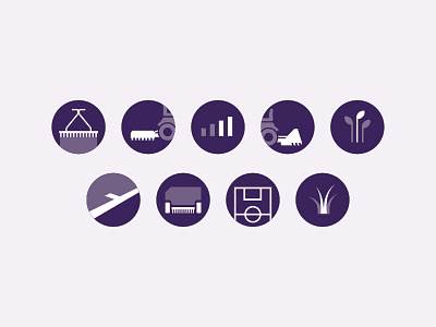 Sports Maintenance Icons