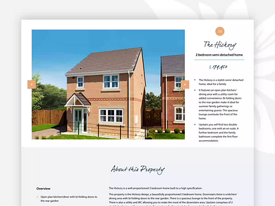 Housing Page Designs clean design housing modern property software ui web website