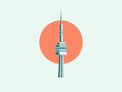 CN Tower Illustration