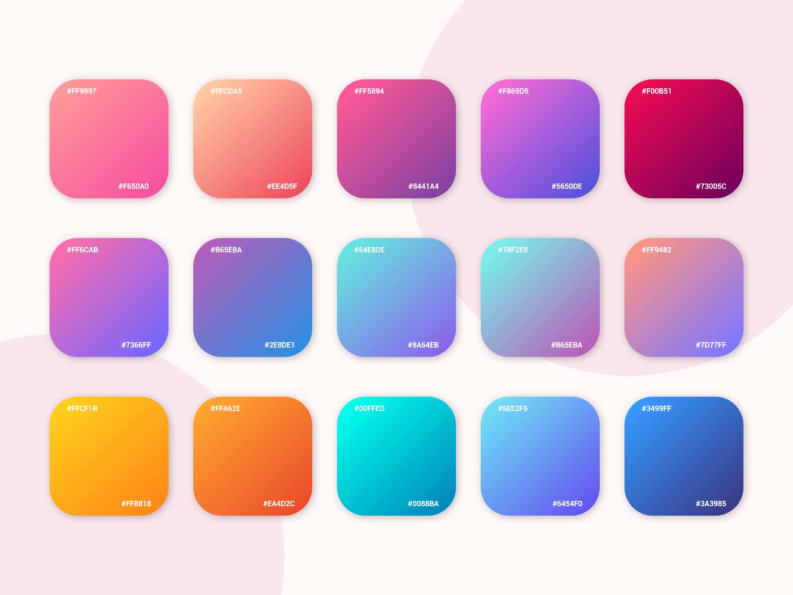 Color Gradients Pack by Alif Emu on Dribbble