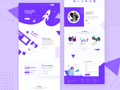 Digital Agency Landing Page