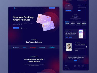 U-pay Digital Mobile Banking Landing Page