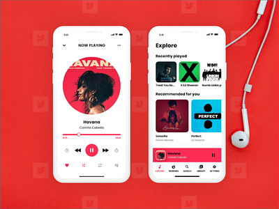 Music App UI Concept adobe xd android app best music app branding design ios best design login and sign up page mobile app music app ui concept (adobe xd) spotify spotify music app ui ux ux design