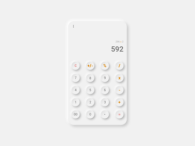 Trending Calculator Design Concepts adobe xd adobe xd android adobe xd app design adobe xd templates android app best calculator calculator calculator ui creative mobile app mobile calculator skeumorphic skeumorphic calculator skeumorphism trending design trending ui