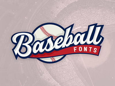 Baseball Fonts Logo