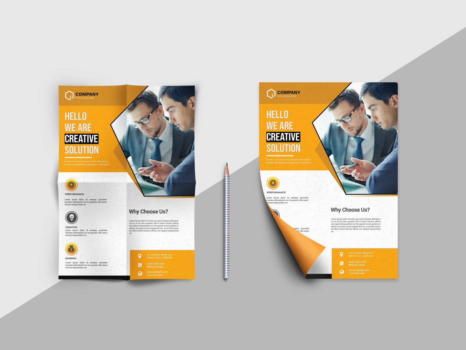 Corporate Flyer Design by Raihan Been Reza on Dribbble