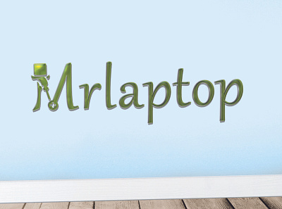 MrLaptop I.T Repairs brand identity branding design graphic design illustration logo mockup