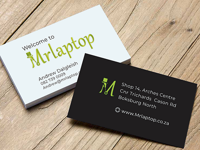 MrLaptop Business Card Design,