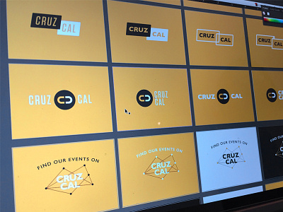 CruzCal Branding brand calendar cruzcal events gold
