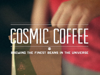 Cosmic Coffee chemex coffee edgar is a hand model kone