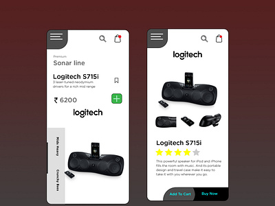 UI Concept for Logitech