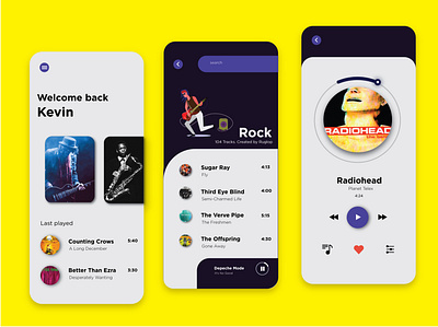 UI design concept- Music Player app app design application design illustration interaction interaction design interface ui ui design uidesign uiux ux