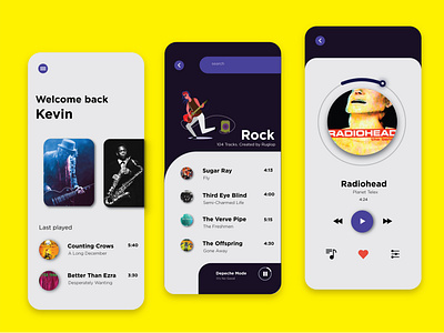UI design concept- Music Player