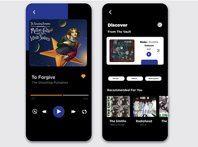 Music App UI Design Concept app app design design graphic graphicdesign illustration illustrator interaction design interface photoshop ui ui design uidesign uiux userinterface ux ux design uxdesign web webdesign