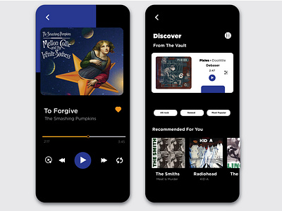 Music App UI Design Concept