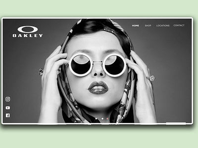 Oaklely website UI concept