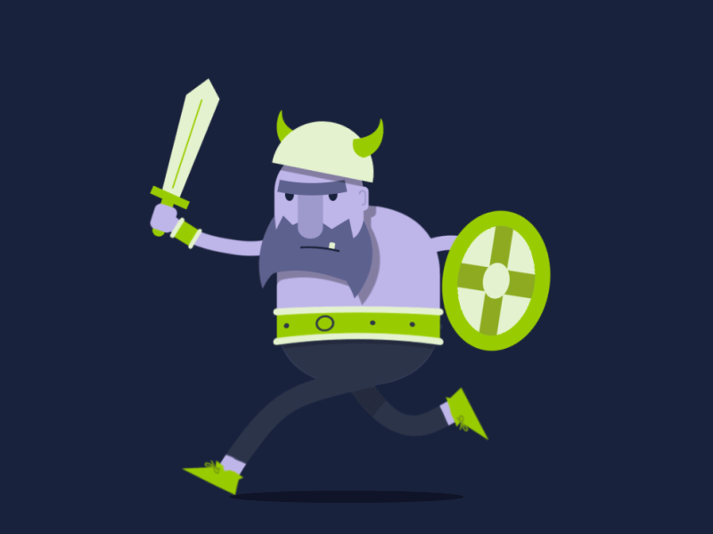 Barbarian Assault after effects animation illustration motion design
