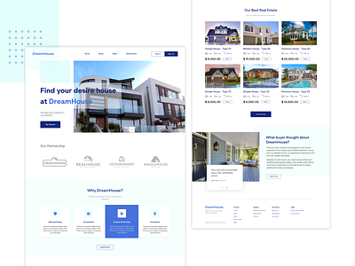 Real Estate - Homepage houses real estate