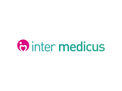 Inter Medicus logo animation branding heart logo logodesign logotype medical petya visual identity