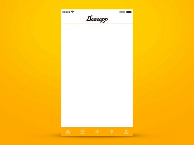 Beer App - preview app application beer branding hops petya ux yellow