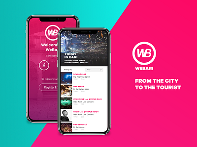 WeBari Travel App UI & UX