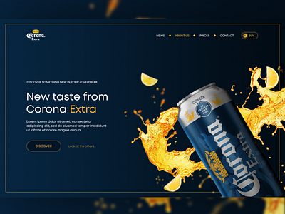 Beer promo beer design promo ui ux web website