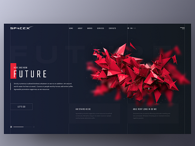 Future concept 3d app concept design flat future minimal ui ux web website