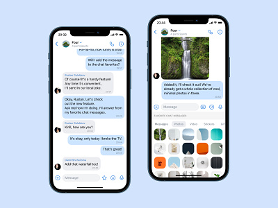 Vk 🧢 app chat favorites message messages mobile saved ui ux vk