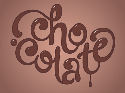 Chocolate (Lettering) v.2