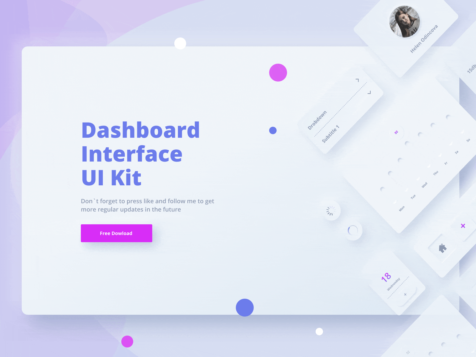 Dashboard Interface UI Kit app branding dashboard design graphic design illustration neomorphism ui ui design ui kit ux