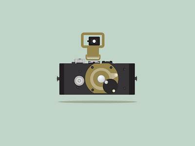 Ur-Leica camera flat design leica