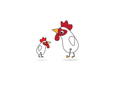 Gallitos gallo illustration rooster
