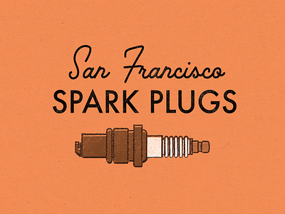 San Francisco Spark Plugs giants logo san francisco sf spark plugs