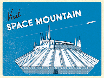 Space Mountain by Luis Mora on Dribbble