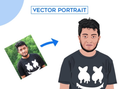 Vector Portrait 3 min animation branding design esport logo facebook banner gaming youtube channel illustration logo minimal web