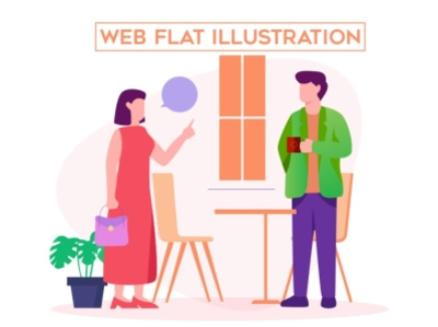 Web Illustration 2 min animation branding design facebook banner flat gaming youtube channel illustration minimal vector web