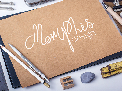 Memphis Group (design) brand logo typographic