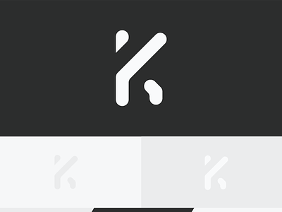 "K" Logo Concept branding concept design logo