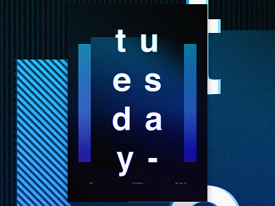 Posters and Gradients ~ Tuesday daily dailyart design gradients photoshop poster ps typography