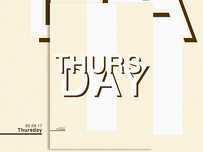 Posters and Gradients ~ Thursday daily design gradients photoshop poster typography